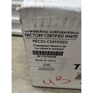 Whirlpool Compressor W11578208 N/A White Factory Certified Part 518000007UA.2